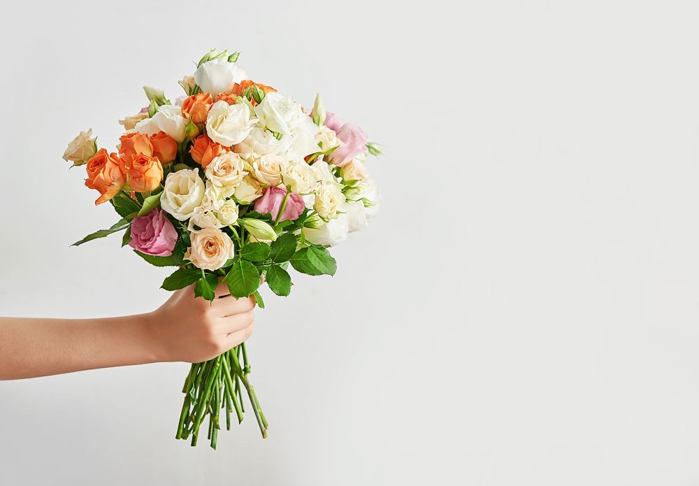 Bouquet di fiori per amore